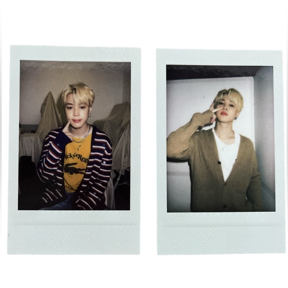 BTS DECO KIT POLAROID PHOTO CARDS /2 SET/JIMMIN/OFFICIAL MERCH💜 - Picture 1 of 2